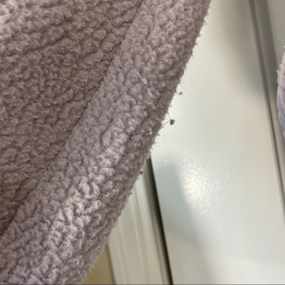 Madewell Polartec Fleece Popover Jacket Purple XXS - Picture 8 of 8